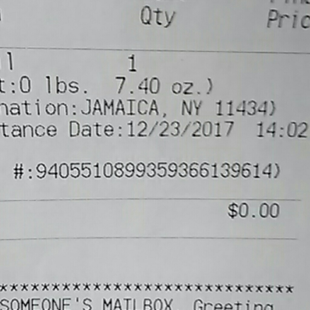 Shipping info
